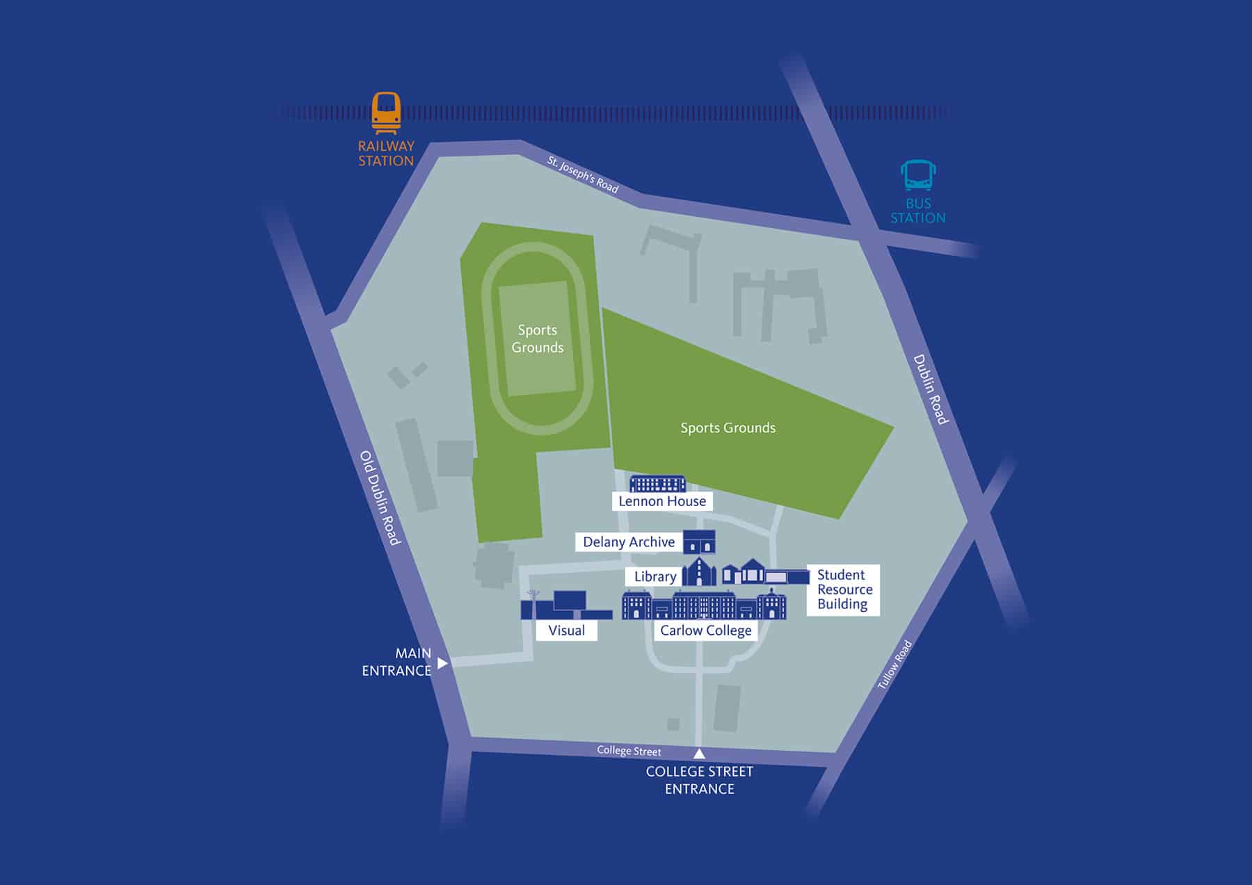 Carlow University Campus Map