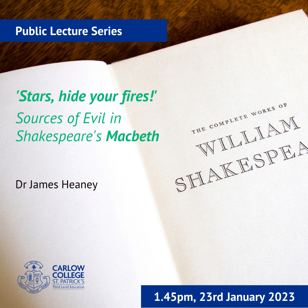 Public Lecture Shakespeare