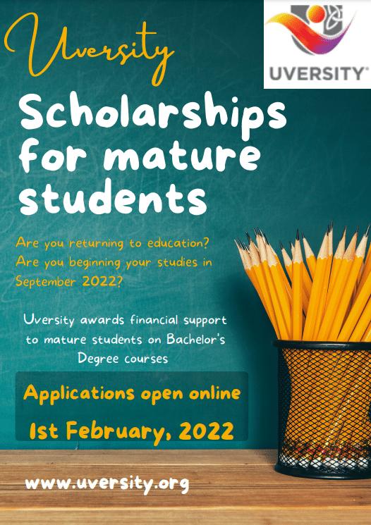 Uversity Scholarships for Mature Students