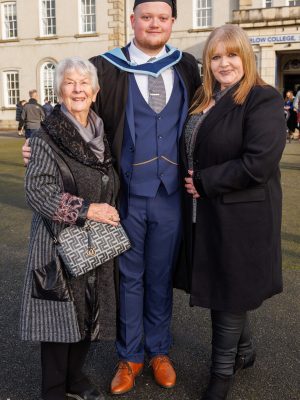 Adam Donnolly with his mother Orla and grandmother Eileen. Photo: michaelorourkephotography.ie