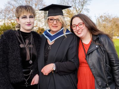 Ann Penfold and her daughters