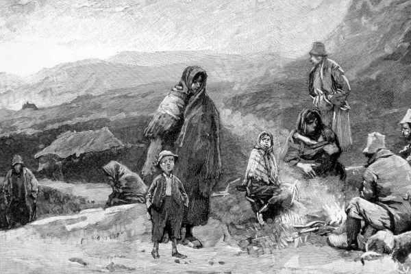 Irish,Peasants,Starving,During,The,Potato,Famine,(1845-,1849),,1846.